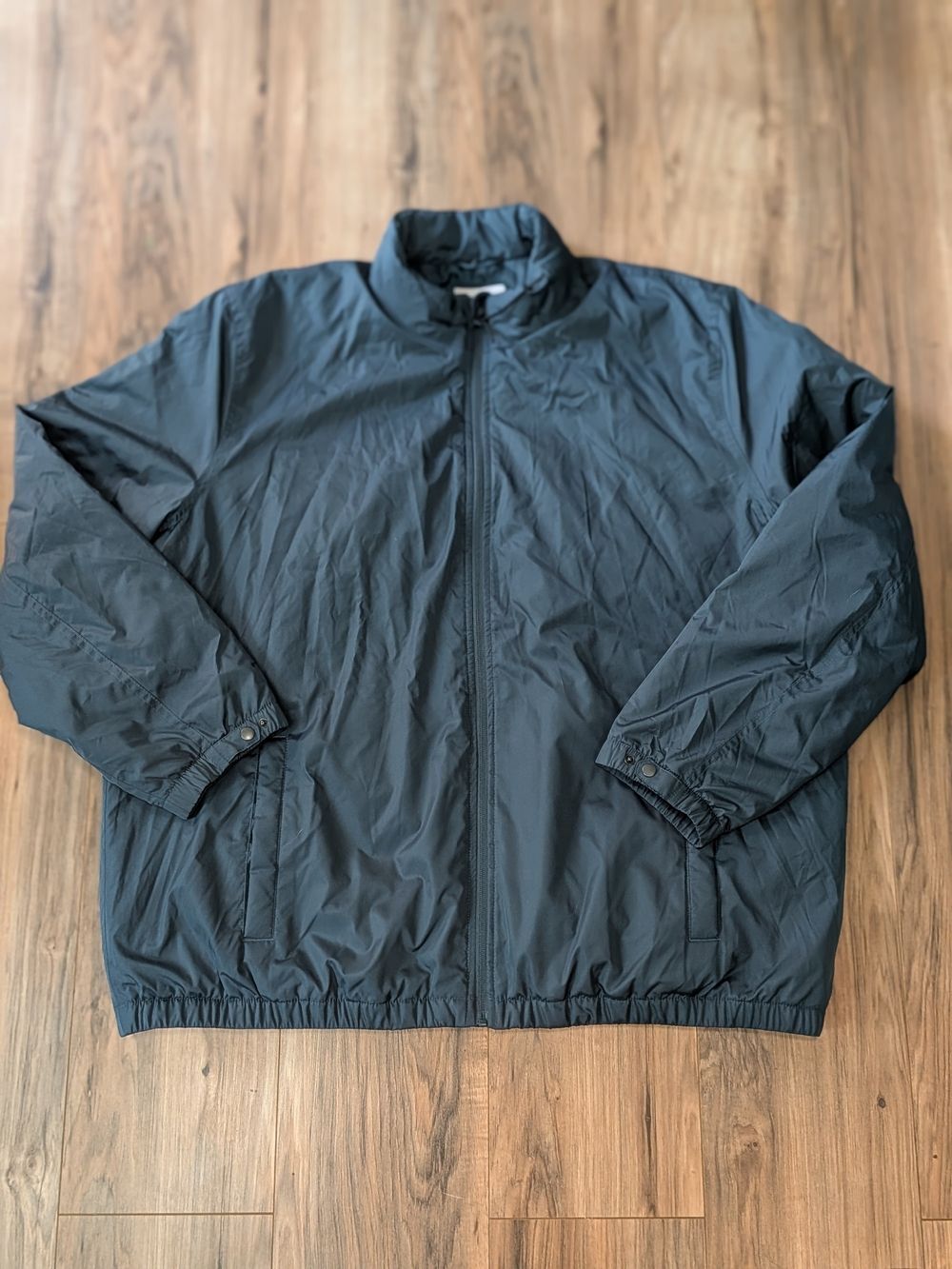 NWT GAP Full-Zip Winter Coat, Dark Blue Windbreaker, Mens 2XL